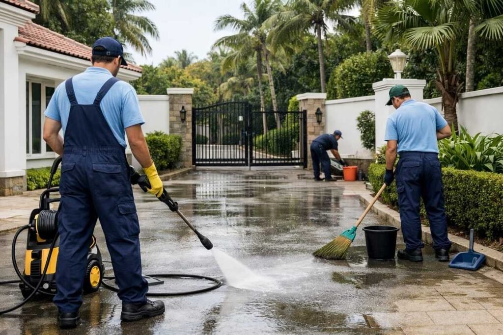 Professional compound cleaning service in Koyilandy