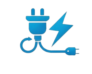 Electrical repair service icon showing power plug and lightning symbol in Koyilandy