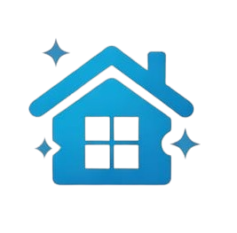 House cleaning service icon showing clean home symbol for residential cleaning in Koyilandy